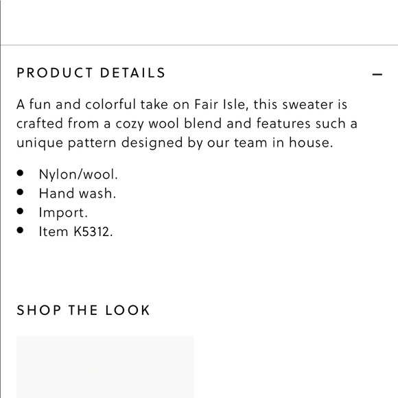 J.crew fairisle mockneck, sz s, NWT - Picture 3 of 4